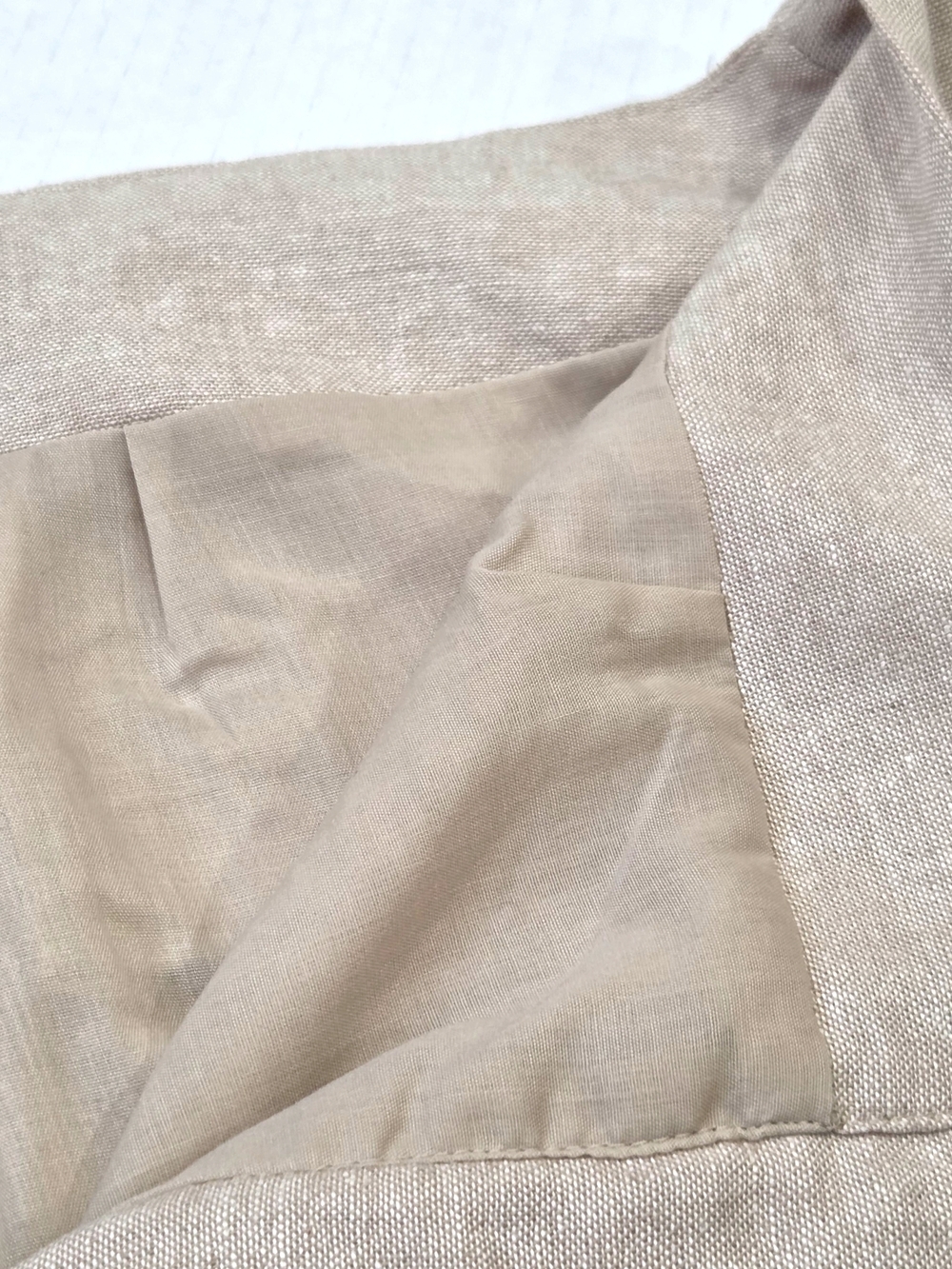 Jason Wu High Rise Linen Blend Wide Leg Crop Pants - Neutral Tan Size 6 NWOT - Picture 6 of 10